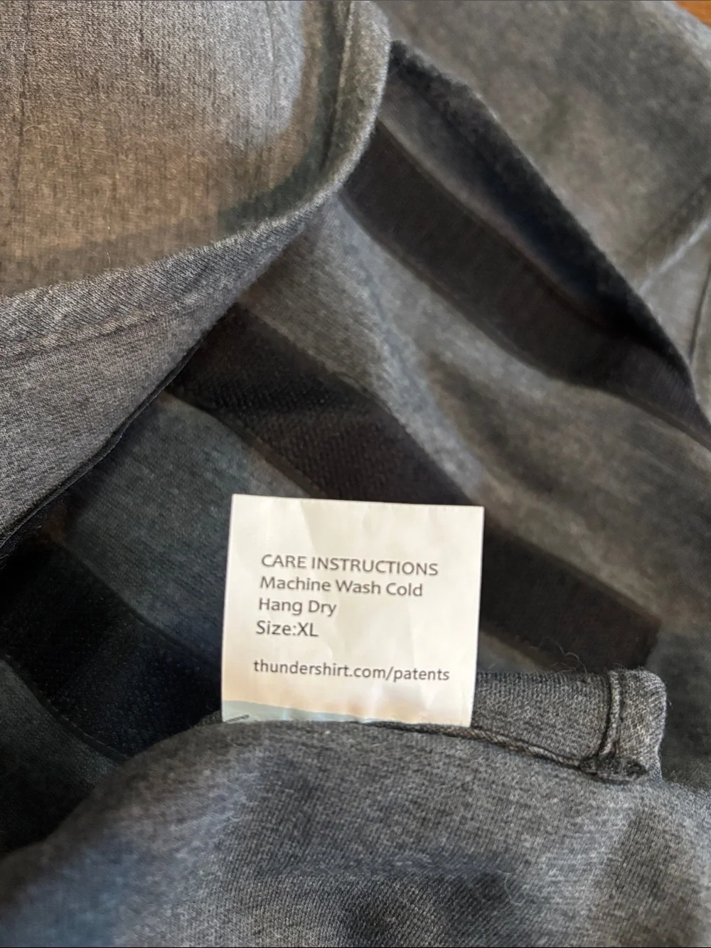 Thundershirt Dog Calming Anti anxiety in Heather Gray